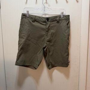 686 Men's Green and Khaki Shorts